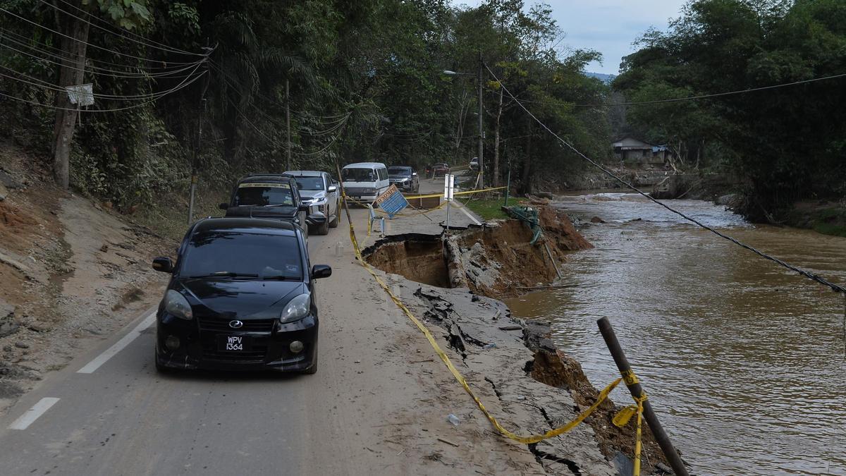 Inundaciones en Malasia.