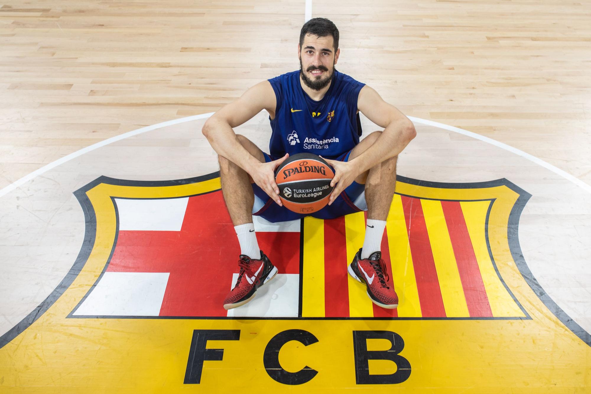 BARCELONA 11/10/2022 Deportes. Entrevista Nikola Kalinic, uno de los nuevos fichajes del Barça de Baloncesto en el Palau Blaugrana. FOTO de ZOWY VOETEN