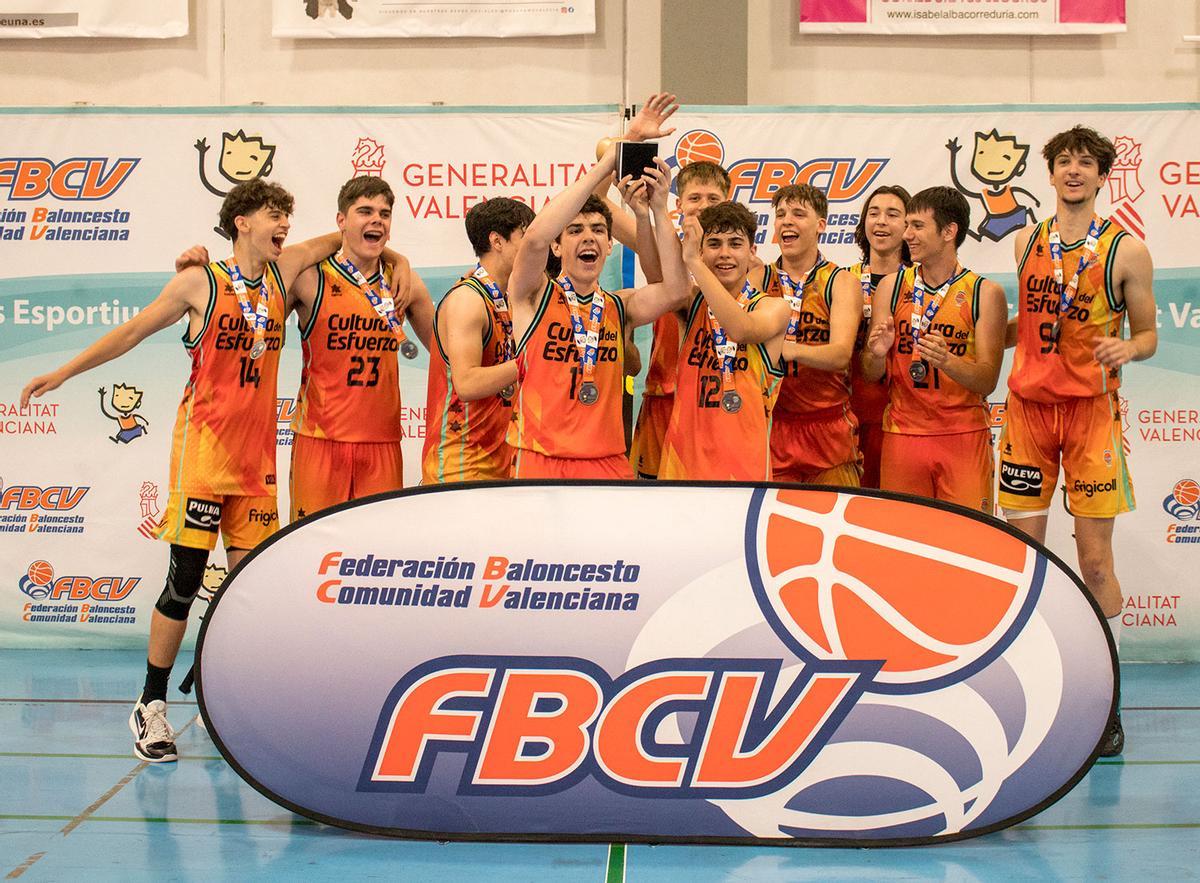 El Valencia Basket Rojo se proclamó campeón en la categoría Cadete Masculino IR Preferente.