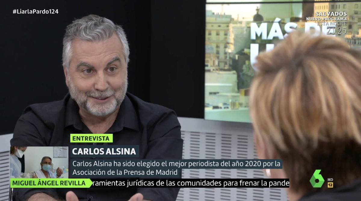 Carlos Alsina es mulla i dona el nom dels polítics (de diferents partits) que el tenen vetat