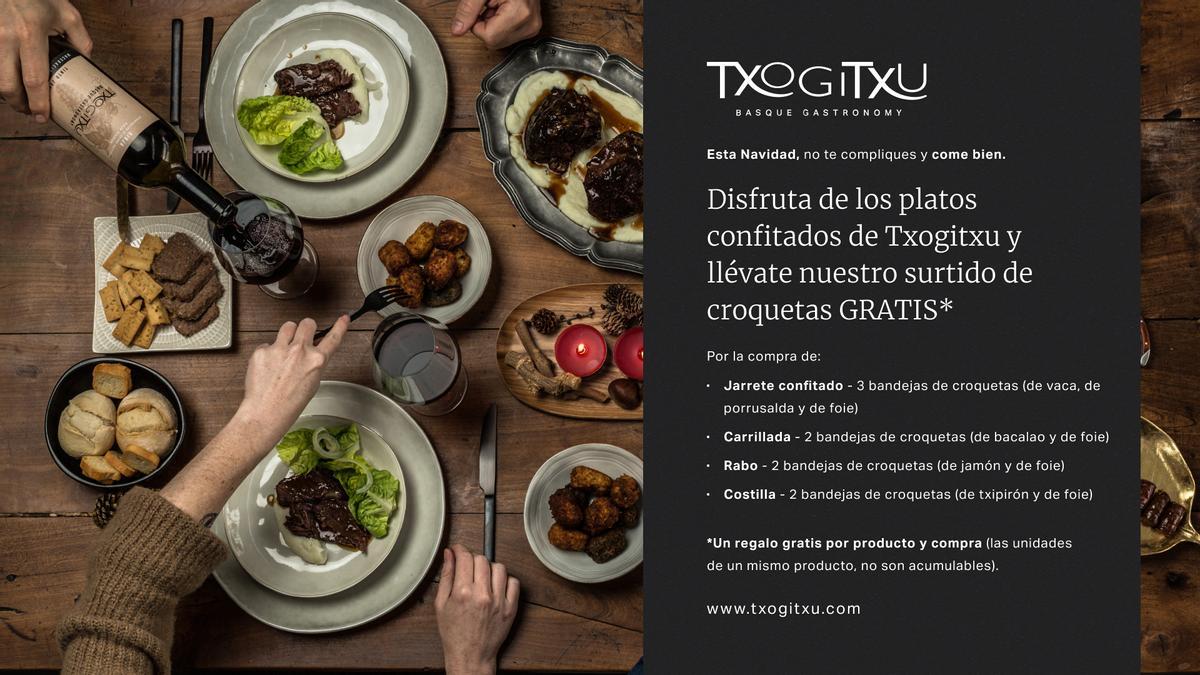 Los productos de carne de Txogitxu para compartir en comidas y cenas