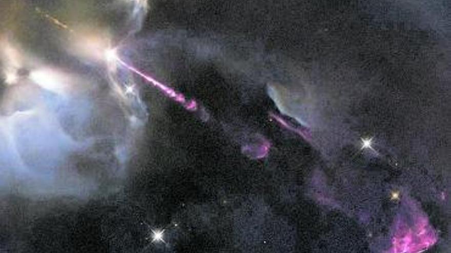 El Telescopio Espacial Hubble capta la ‘rabieta’ de una estrella infantil