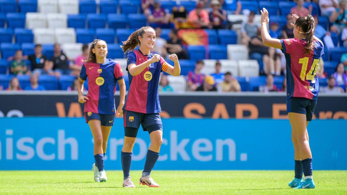 Bruna Vilamala marcó el quinto gol del Barça ante el Hoffenheim