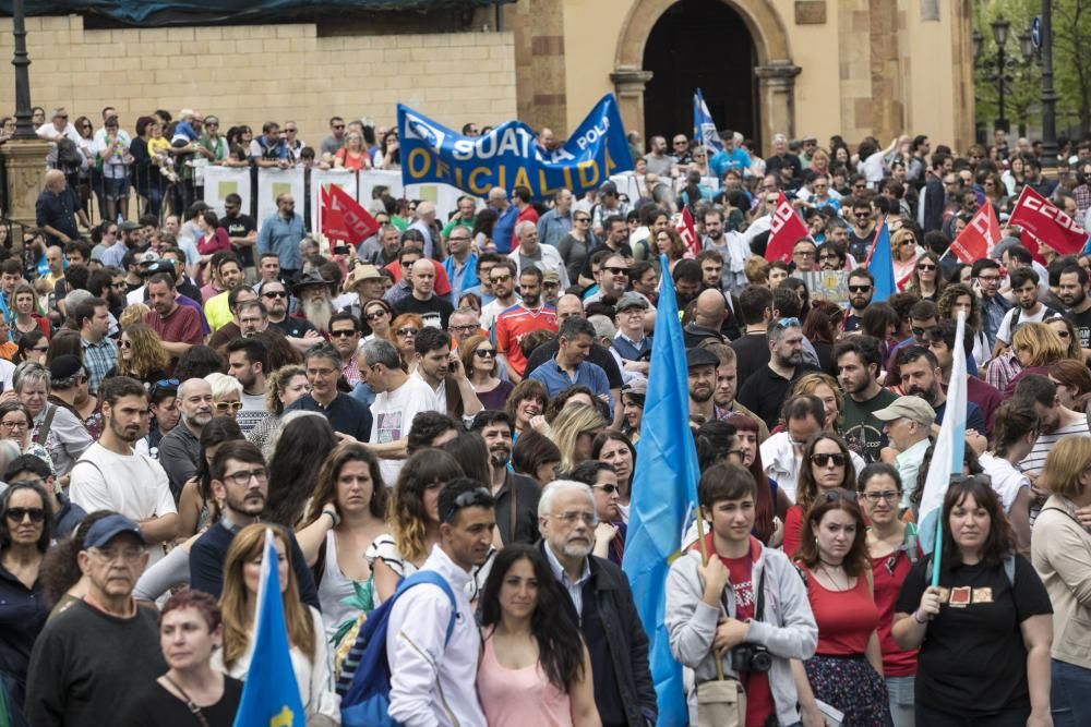 La manifestación, en imágenes