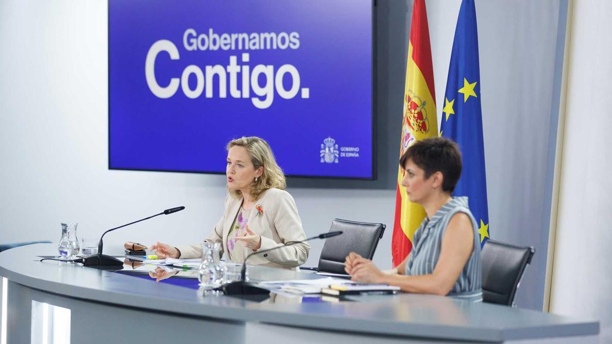 Presentació del nou paquet anticrisi del govern espanyol.