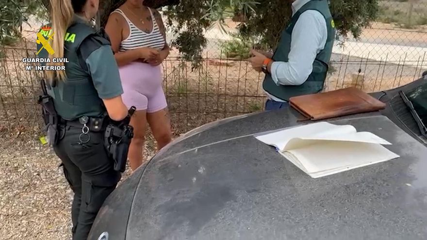 Pequeño conato de incendio en la Serra Grossa