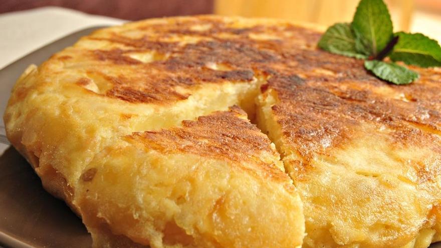 Tortilla de patata vegana