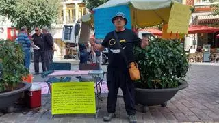 Un trabajador de Emaya protesta ante Cort por una sanción de 20 días y denuncia represalias sindicales