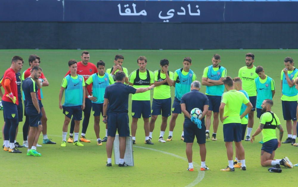 El Málaga prepara su encuentro con Las Palmas