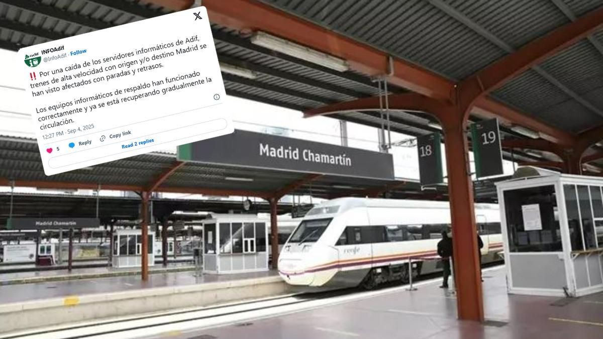 Paros y retrasos en los trenes con origen y destino Madrid por una caída en las comunicaciones