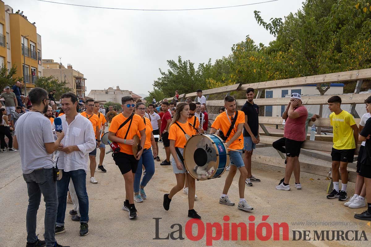 Primer encierro de la Feria Taurina del Arroz en Calasparra