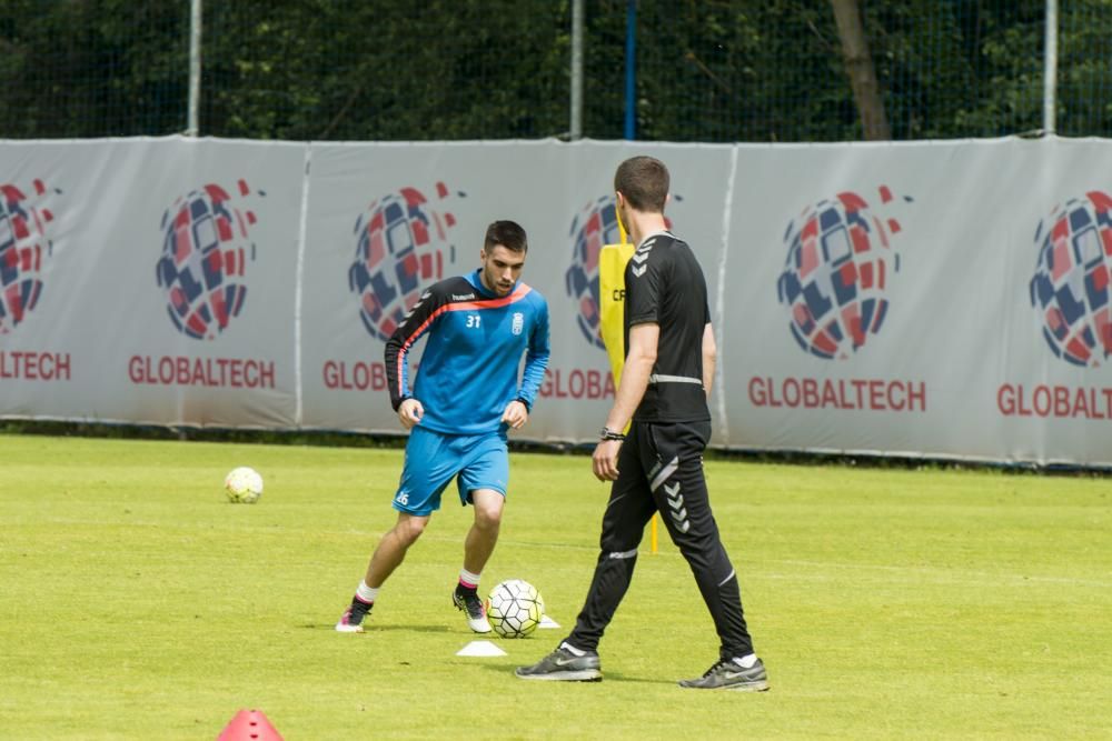 Entrenamiento del Real Oviedo