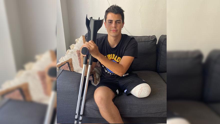 Un baionés de 21 años que perdió una pierna en un accidente logra 38.000 € para una prótesis