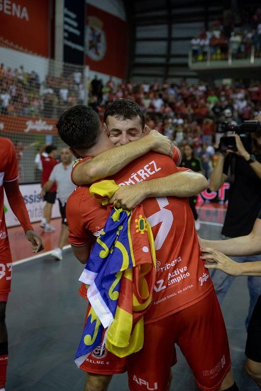 El Jimbee Cartagena celebra su segunda luga consecutiva