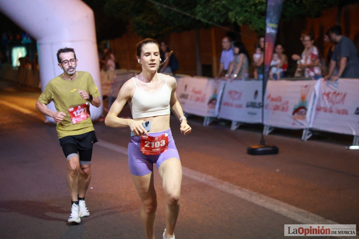 Las mejores imágenes de la carrera nocturna de Murcia