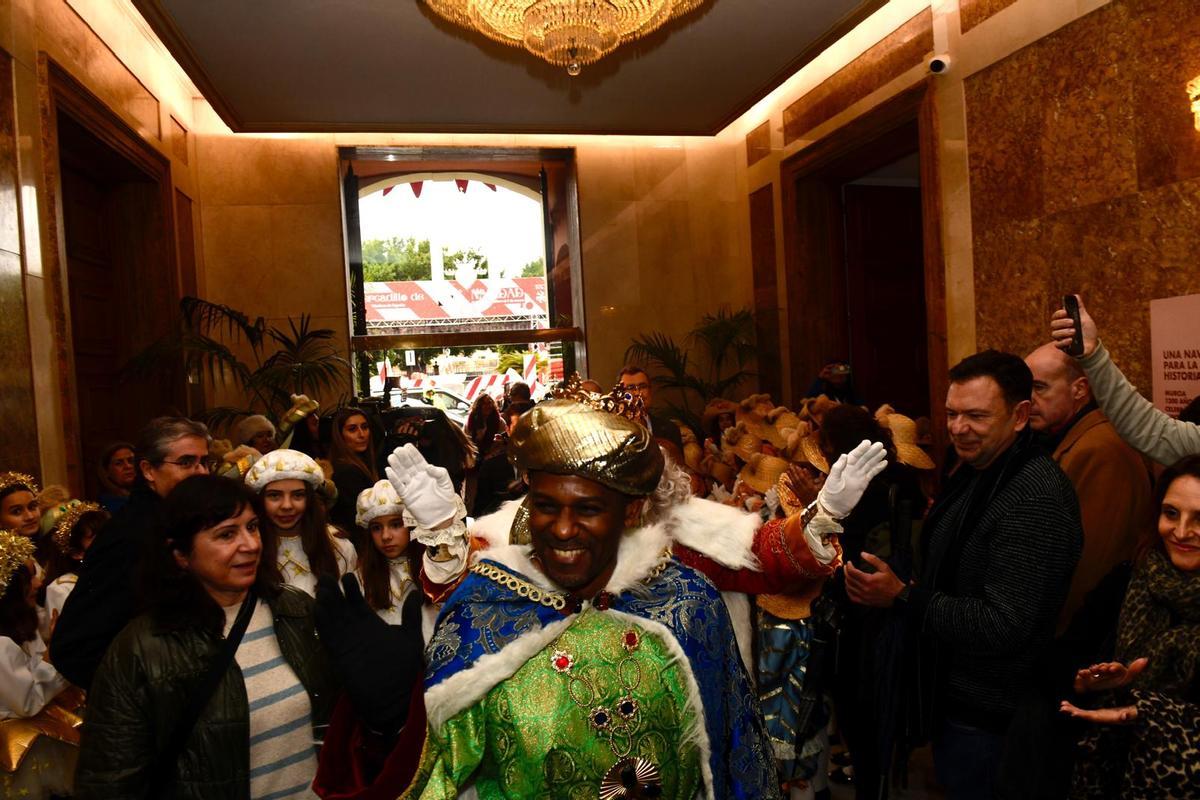 Recepción a los Reyes Magos en Murcia