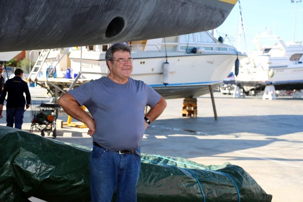 El catamarà de''n Pepe de Castellfollit ja és al Port de Roses
