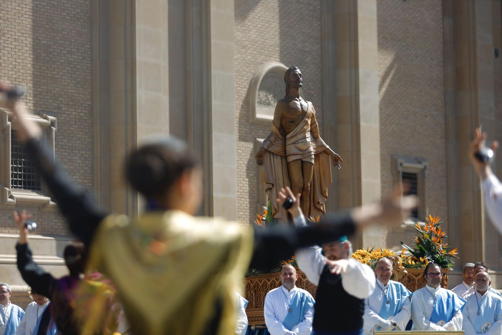 En imágenes | Procesión del Domingo de Resurrección en Zaragoza