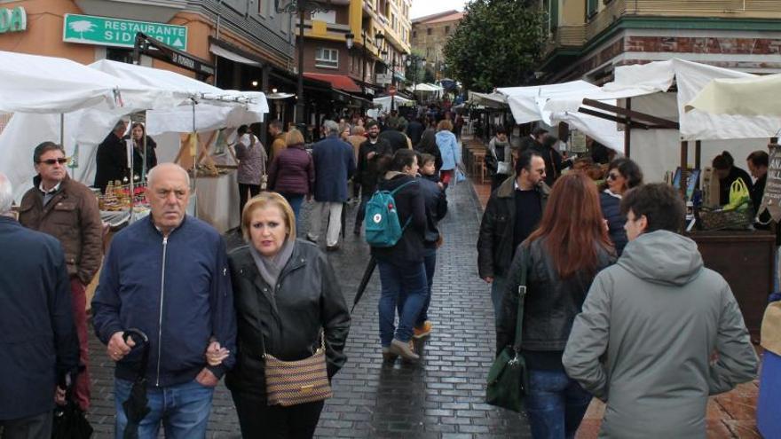 El mercado mensual de Gascona.