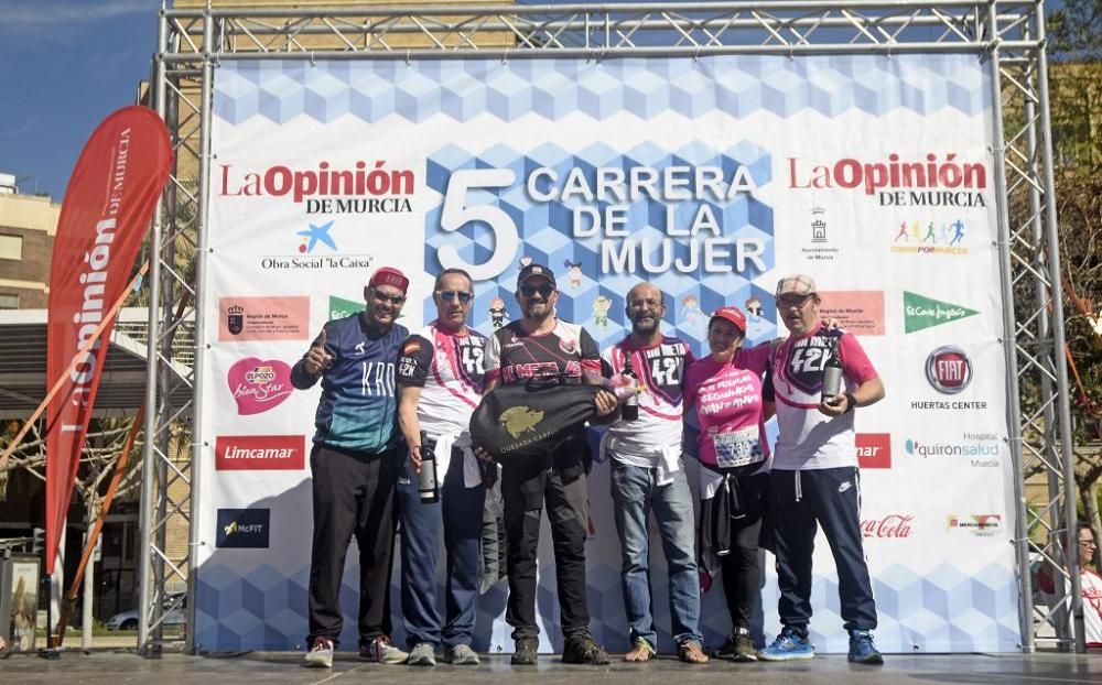 Carrera de la Mujer de Murcia. Pódium