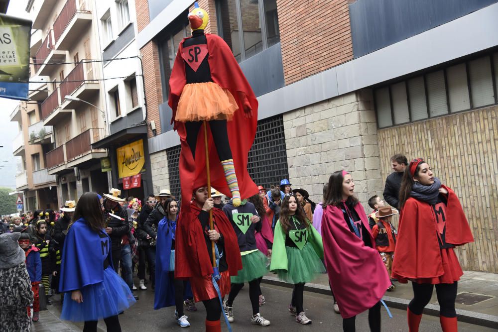 La rua del Carnaval infantil de Sallent