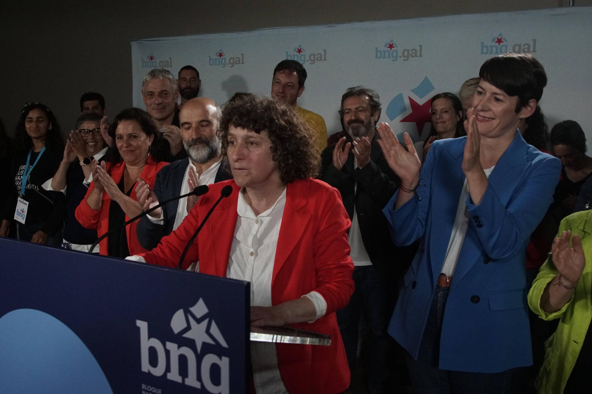 A noite electoral do BNG de Santiago en imaxes