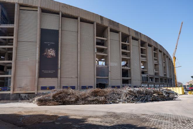 Así siguen las sorprendentes obras del Spotify Camp Nou