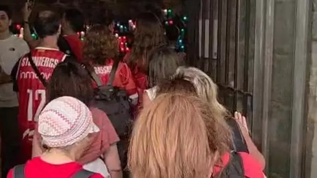 Entrada de la Grada d'Animació a la basílica