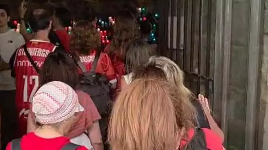Entrada de la Grada d'Animació a la basílica