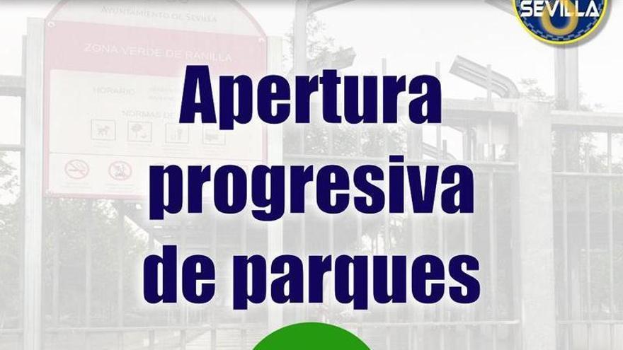 Sevilla recupera la normalidad y reabre parques y espacios públicos cerrados por el aviso amarillo de tormenta
