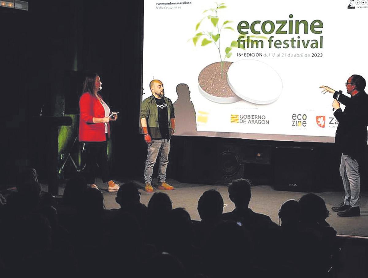 El Ecozine Film Festival se ha clausurado hoy en el CaixaForum Zaragoza.
