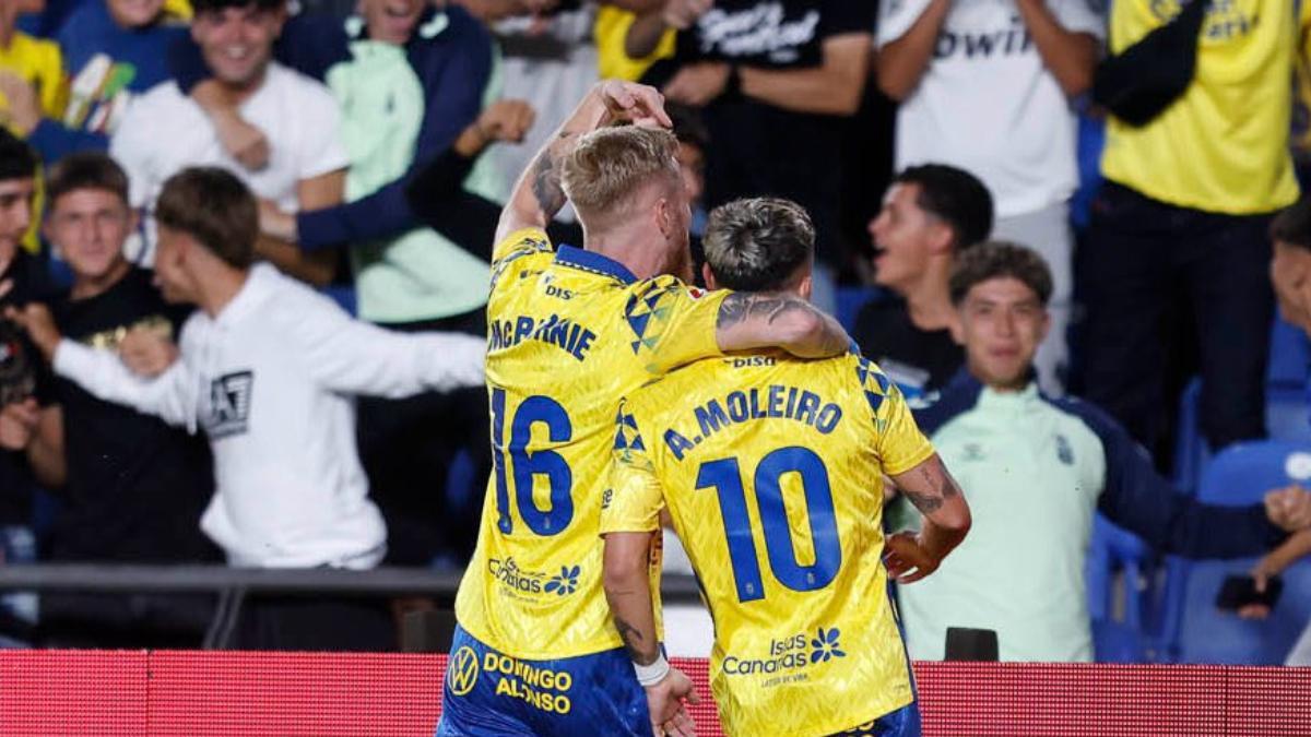 Alberto Moleiro, el mejor jugador de la UD Las Palmas
