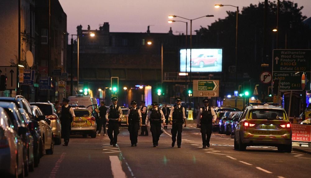 Atropello múltiple junto a una mezquita en Londres