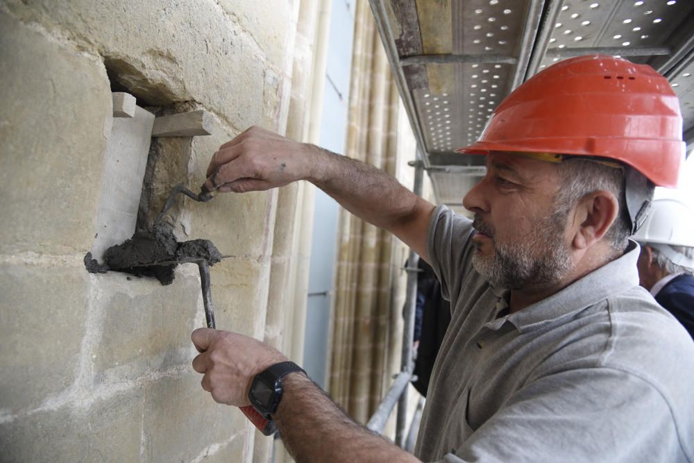 Inici de les obres a la basílica de la Seu