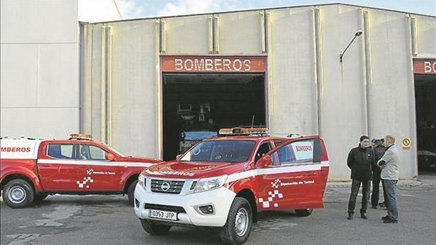 Los bomberos de Teruel suministran 853.000 litros de agua este 2017