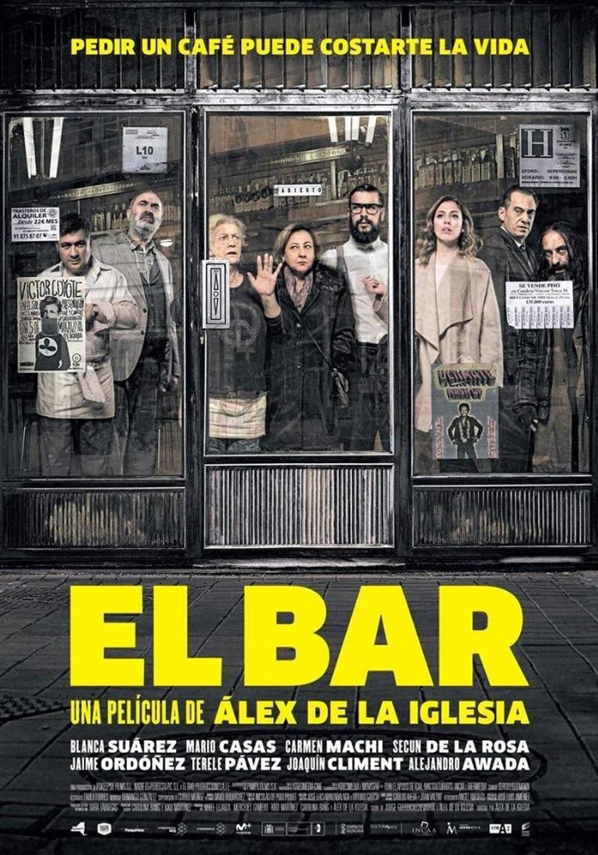 Estreno de 'El Bar', nueva película de Álex de la Iglesia