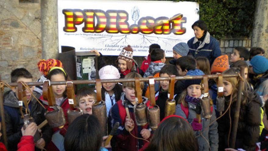 Un grup de nens es va acostar al cul de la lleona per l&#039;esquellada.