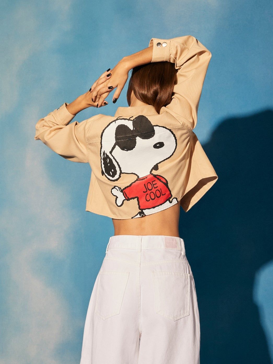 Camisa estampada de la colección de Snoopy para Bershka