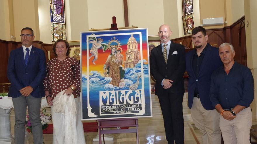 Presentación cartel del Rosario de las hermandades de Gloria, en imágenes