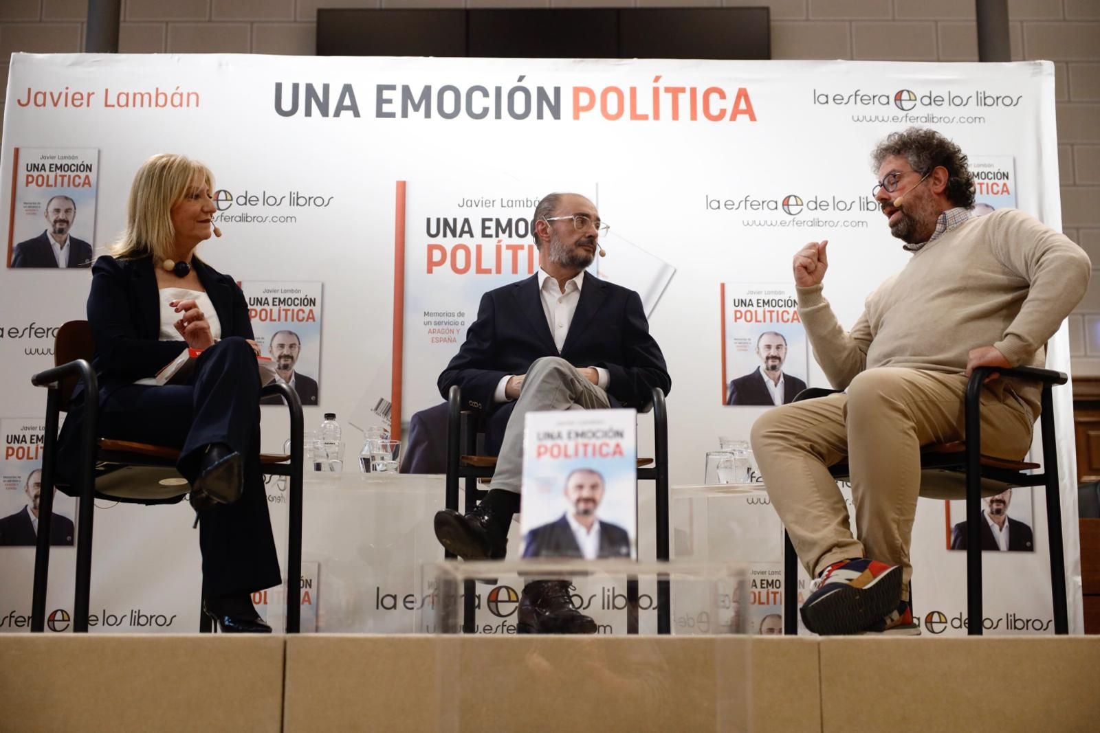 Presentación del libro de Javier Lambán 'Una emoción política'