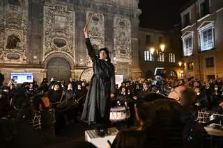Los tambores del Bajo Aragón han resonado este jueves en el centro de Zaragoza