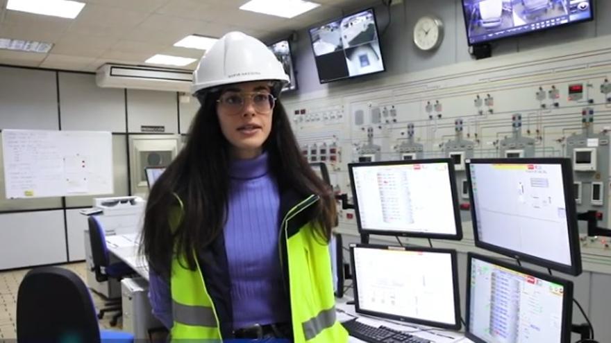 Sofía Gázquez, una de las ingenieras que participa en el vídeo.