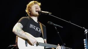 Ed Sheeran, en el Palau Sant Jordi, en el 2017.