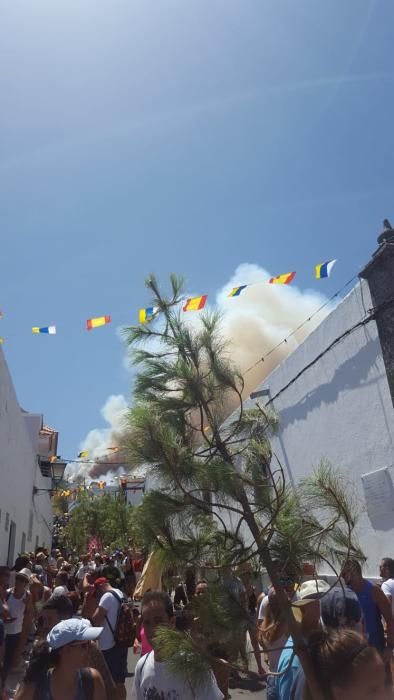 Incendio en la cumbre de Gran Canaria