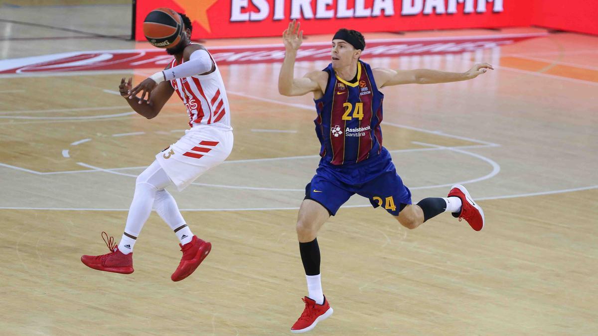 Kuric, en la pasada Euroliga frente al cuadro serbio