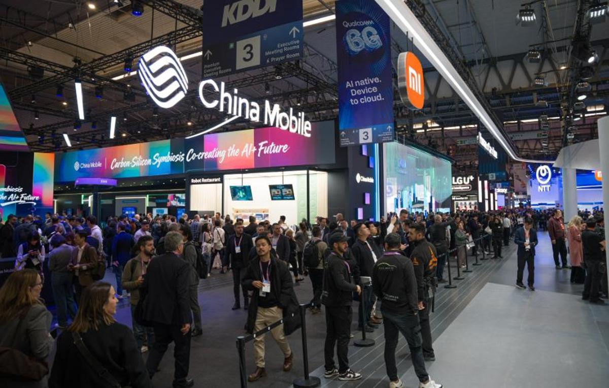 L'estand de China Mobile al MWC26