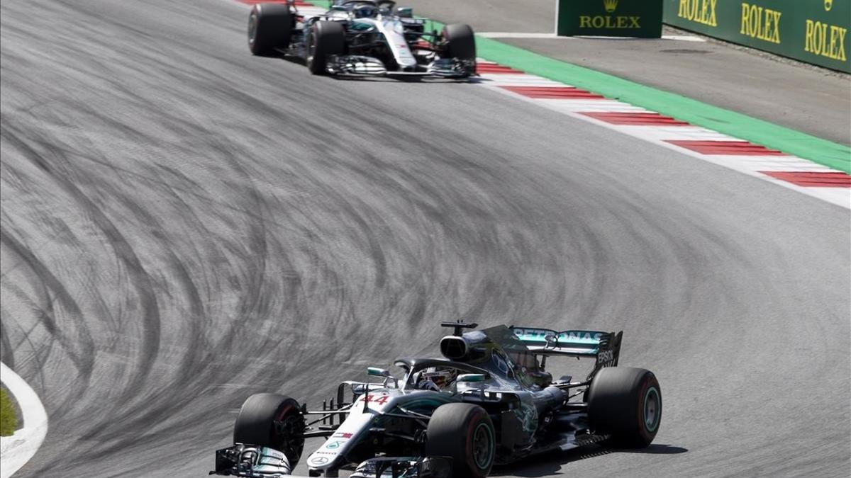 Lewis Hamilton en el GP de Austria