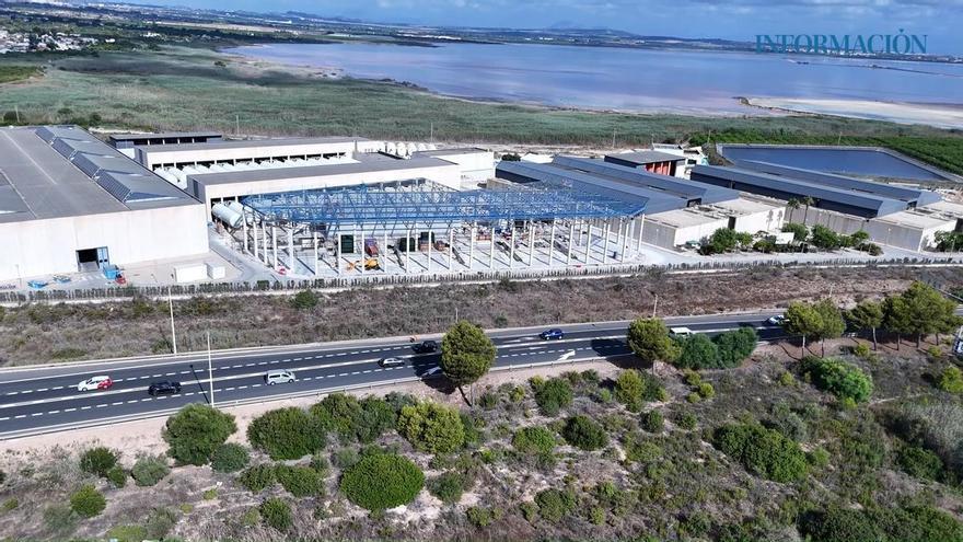 Panorámica de las obras de ampliación de la desadora de Torrevieja (agosto 2026)