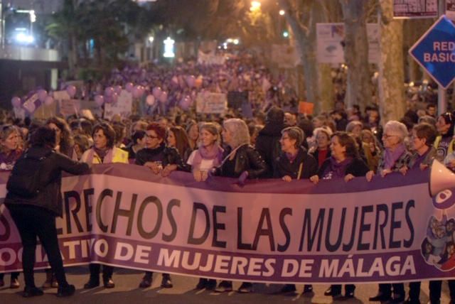 Manifestaciones por el 8M en Málaga