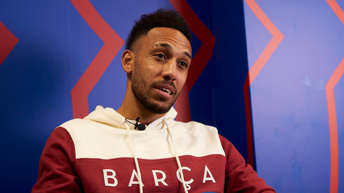 SPORT entrevista a Aubameyang tras su hat-trick en Mestalla